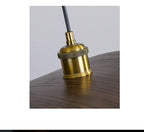 Chandelier - Modern Walnut Pendant