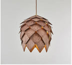 Chandelier - Retro Walnut Pendant