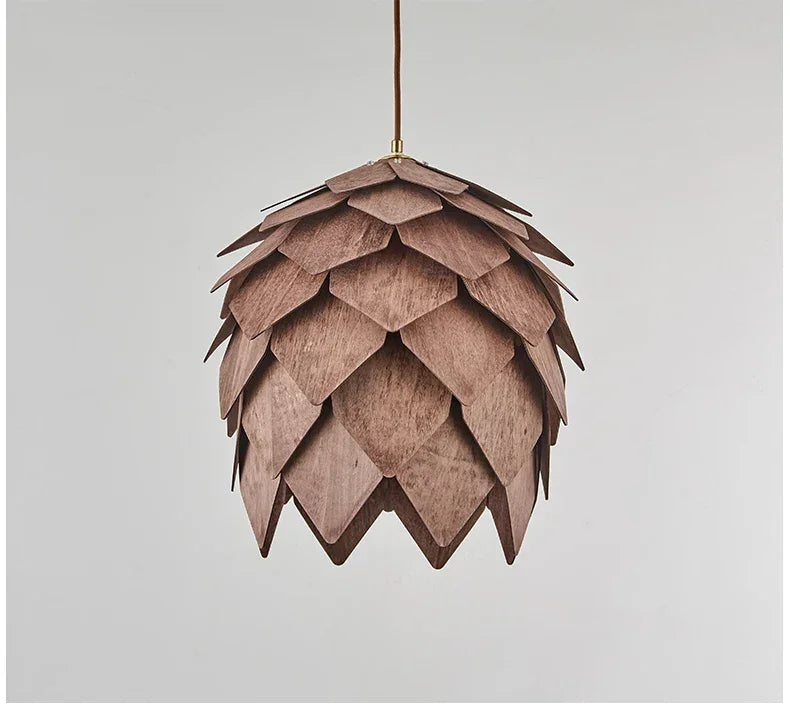 Chandelier - Retro Walnut Pendant