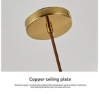 Chandelier - Retro Walnut Pendant