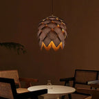 Chandelier - Retro Walnut Pendant