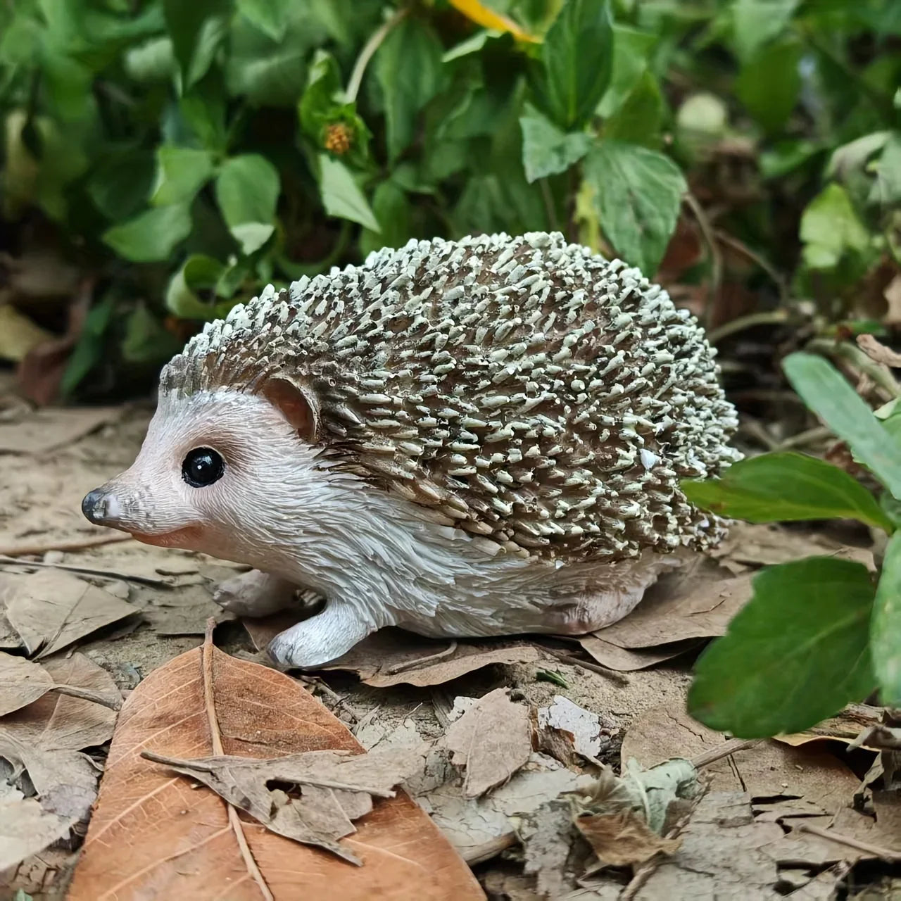 [Charming Hedgehog Statue] Resin Hedgehog Statue - Charming Outdoor/Indoor Decor for Living Room, Bedroom, Entryway, Garden - Realistic Fur Texture, Detailed Craftsmanship - Perfect Valentine's Day Gift & Home Decoration House Of Avana