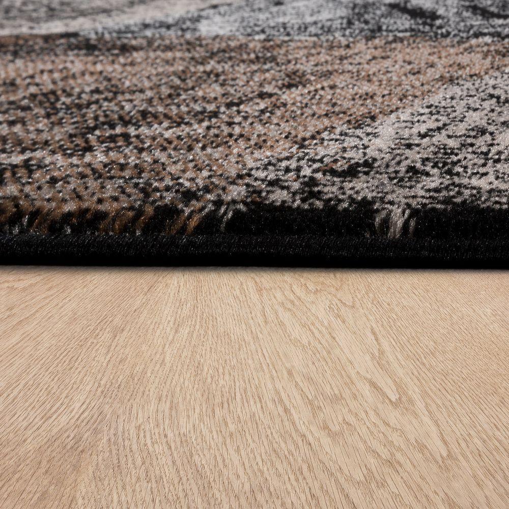 Checkered Area Rug Metro - Brown Blue Pastel RugYourHome