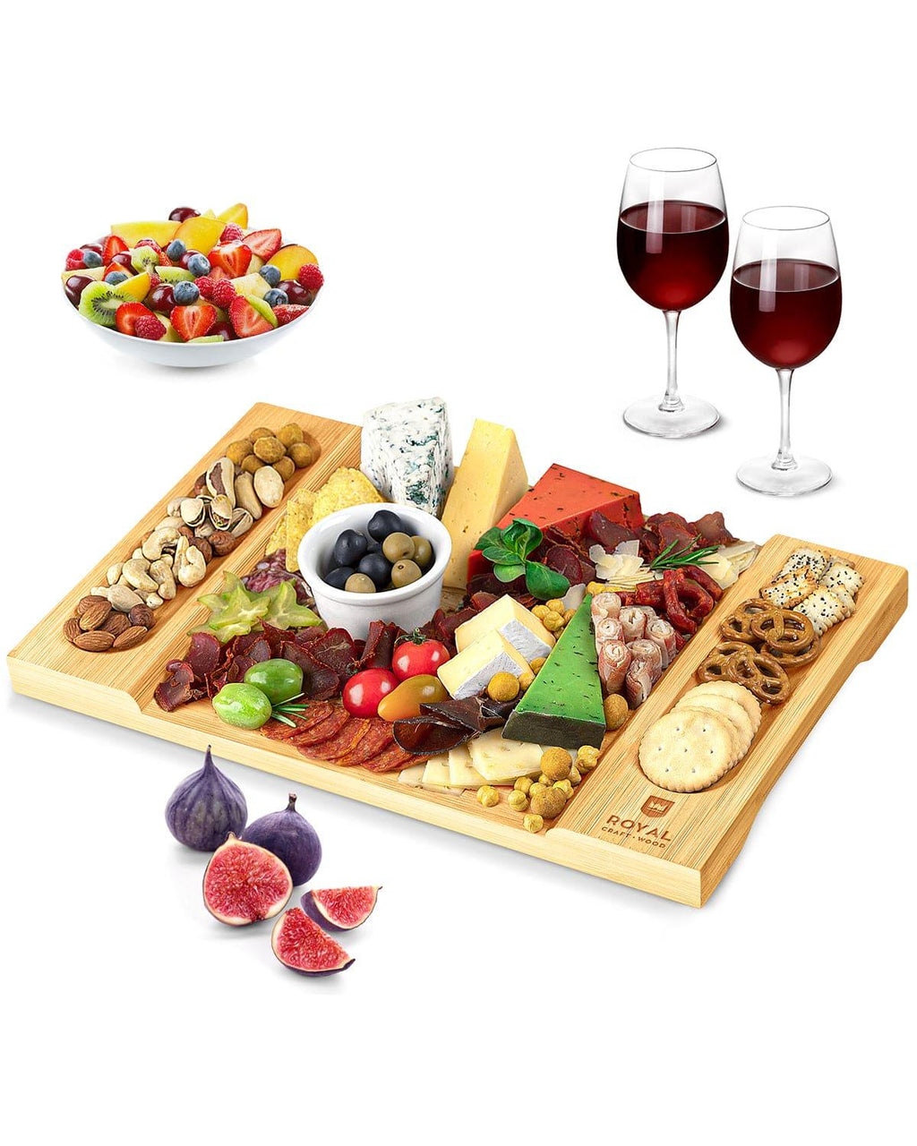 Cheese Board, 15.5” x 10” Royal Craft Wood