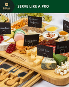 Cheese Board Set with Side Trays Royal Craft Wood