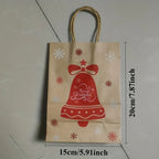 12 Pack Christmas Gift Bags with Santa, Reindeer, Snowman & Tree Designs - Paper Holiday Shopping Bags with Twine Handles for Parties, Gifts, Decorations, Gift Bags Christmas, Seasonal Decorations, Festive Party Favors, Festi House Of Avana