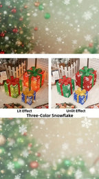 Christmas Glass String Lights Gift Box with Leds & Modes - House Of Avana