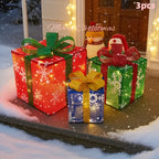 Christmas Glass String Lights Gift Box with Leds & Modes - House Of Avana
