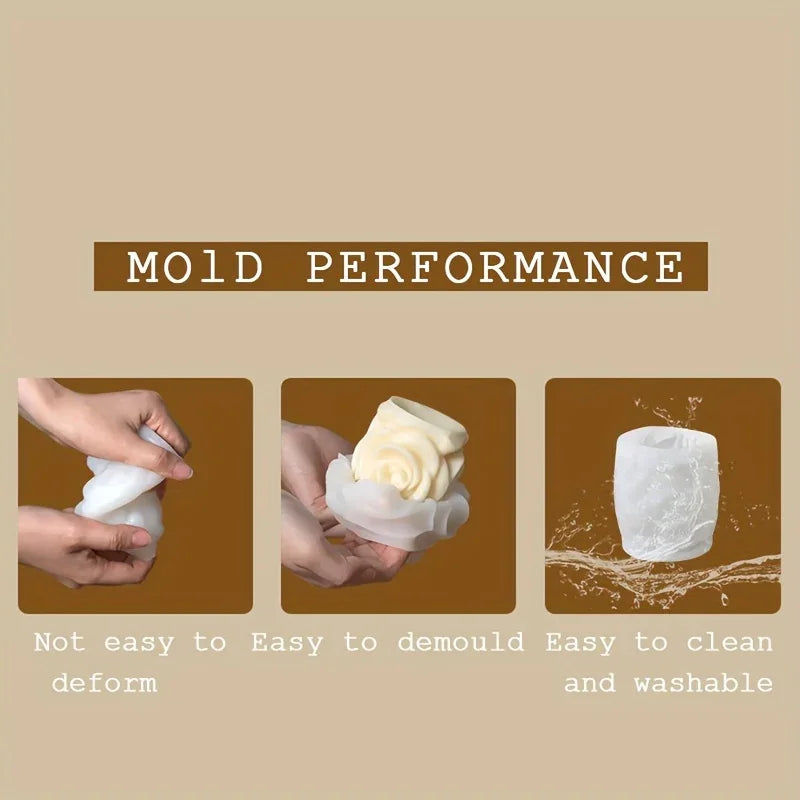 Christmas Holly Berry & Pinecone Silicone Mold - Realistic Leaf & Cone Texture, Easy Release DIY Candle/Soap/Resin Crafting Kit, Brown Tones for Homemade Holiday Candles, Tabletop Decor, Fireplace (Irregular Tree House Of Avana