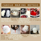 Christmas Holly Berry & Pinecone Silicone Mold - Realistic Leaf & Cone Texture, Easy Release DIY Candle/Soap/Resin Crafting Kit, Brown Tones for Homemade Holiday Candles, Tabletop Decor, Fireplace (Irregular Tree House Of Avana