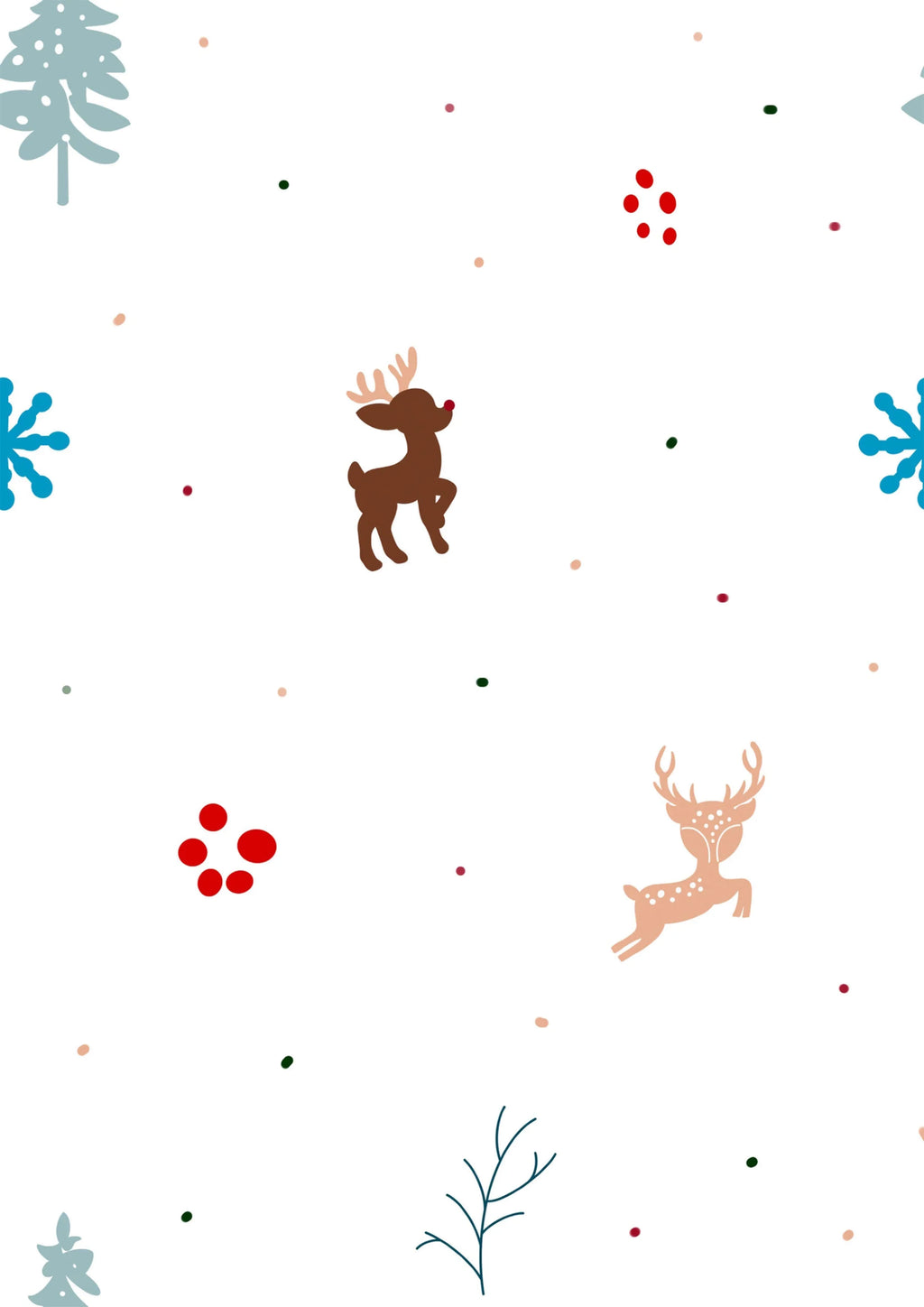 Christmas Raindeer Printed Canopy - House Of Avana