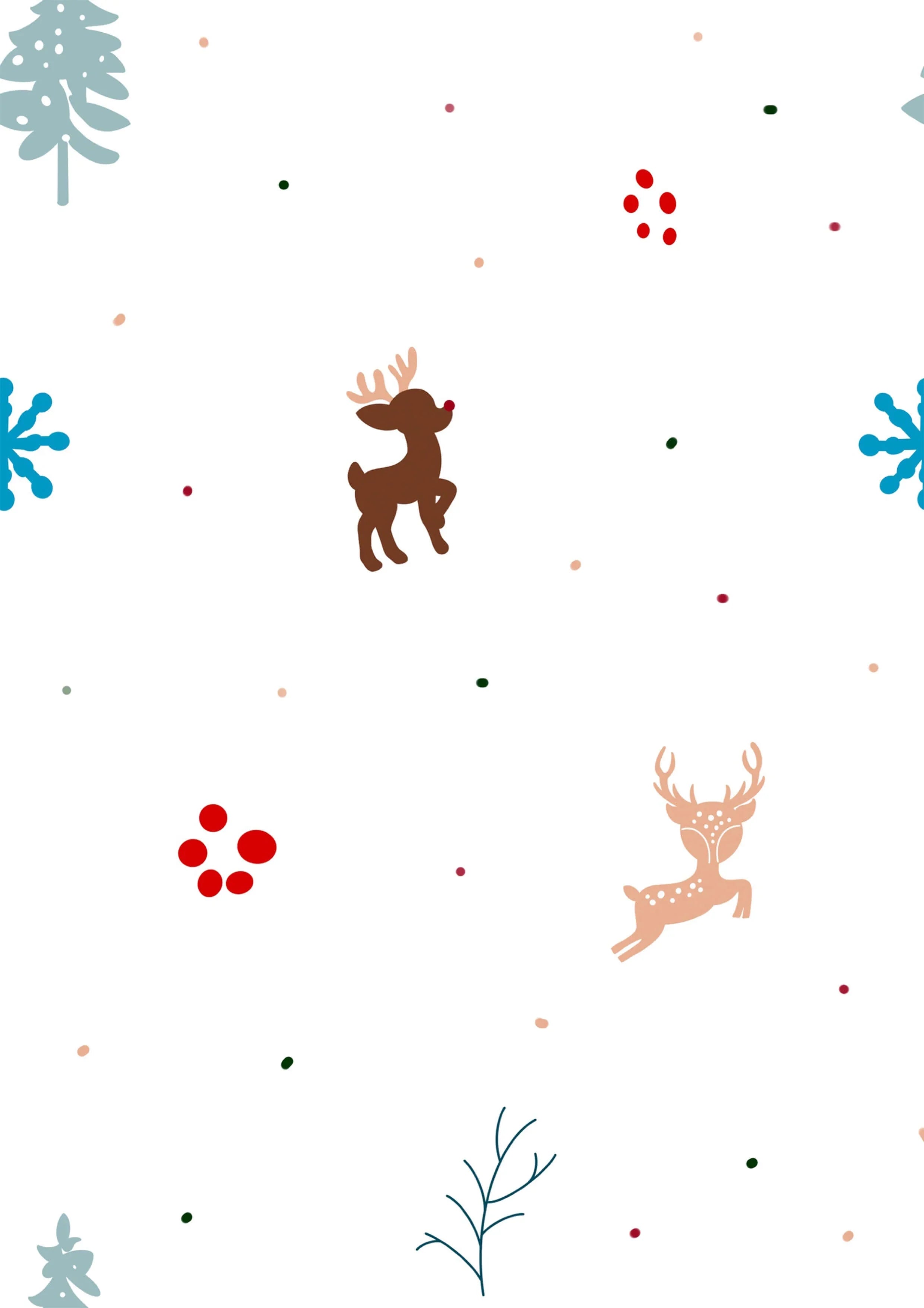 Christmas Raindeer Printed Canopy - House Of Avana