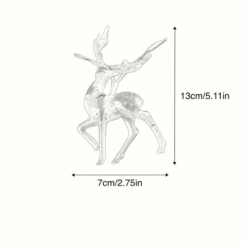 1pc Christmas Reindeer String Lights for New Year Christmas Trees Weddings Curtains Indoor Wreaths Parties Room Bedroom Decoration Lights, Powered By Battery Box (Battery Not Included) House Of Avana