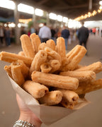 Warm beige soy candle, fragrant cinnamon scent, glass vessel - House of Avana