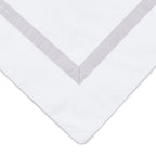 Classic Double Border Percale Cotton Duvet Set Mélange Home