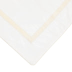 Classic Double Border Percale Cotton Duvet Set Mélange Home