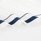Classic Double Border Percale Cotton Pillowcase Pair Mélange Home