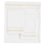 Classic Double Border Percale Cotton Sheet Set Mélange Home
