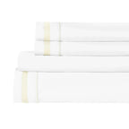 Classic Double Border Percale Cotton Sheet Set Mélange Home
