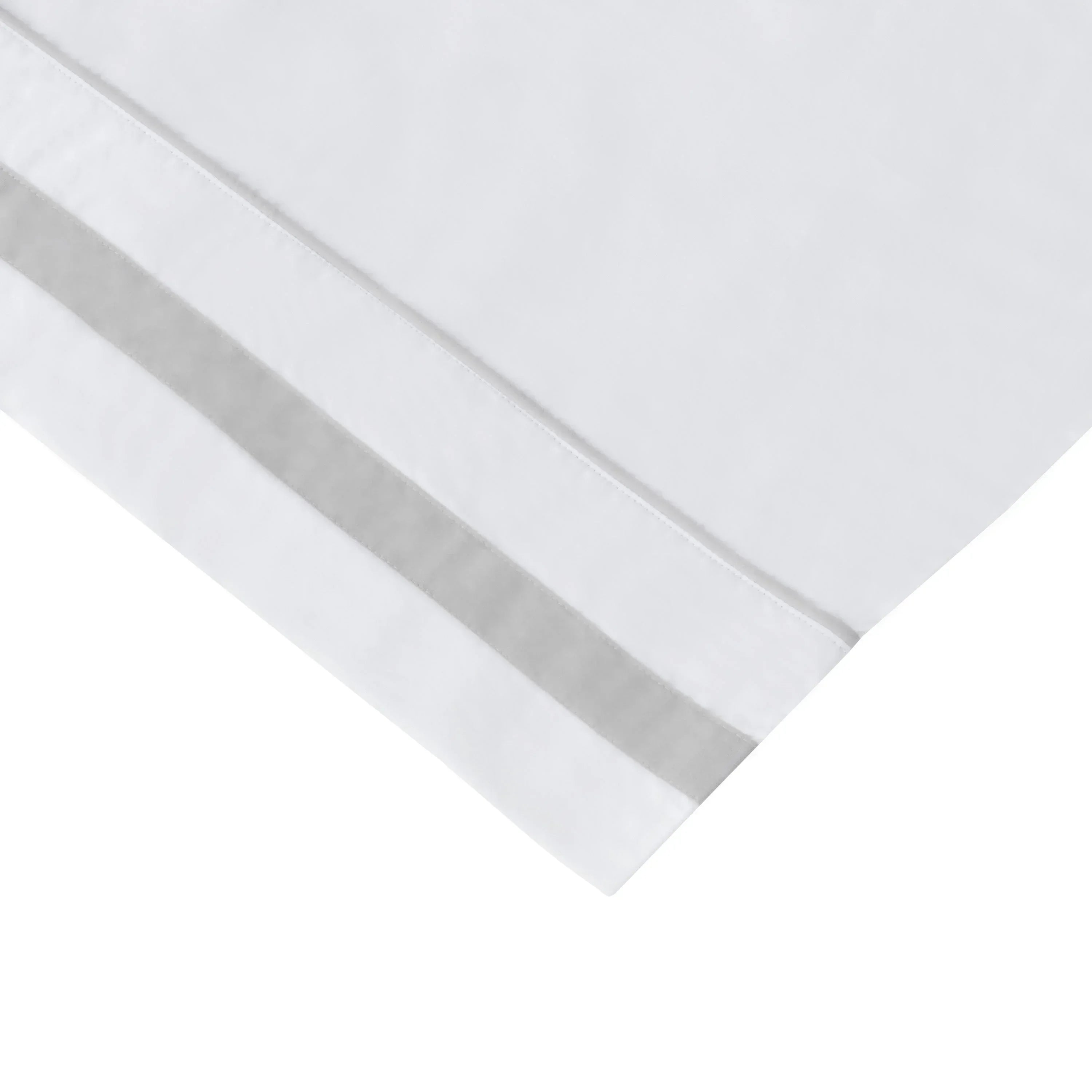 Classic Double Border Percale Cotton Sheet Set Mélange Home