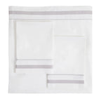 Classic Double Border Percale Cotton Sheet Set Mélange Home