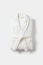 Classic Ultra-Soft Absorbent Cotton Bathrobe / White Ever Lasting