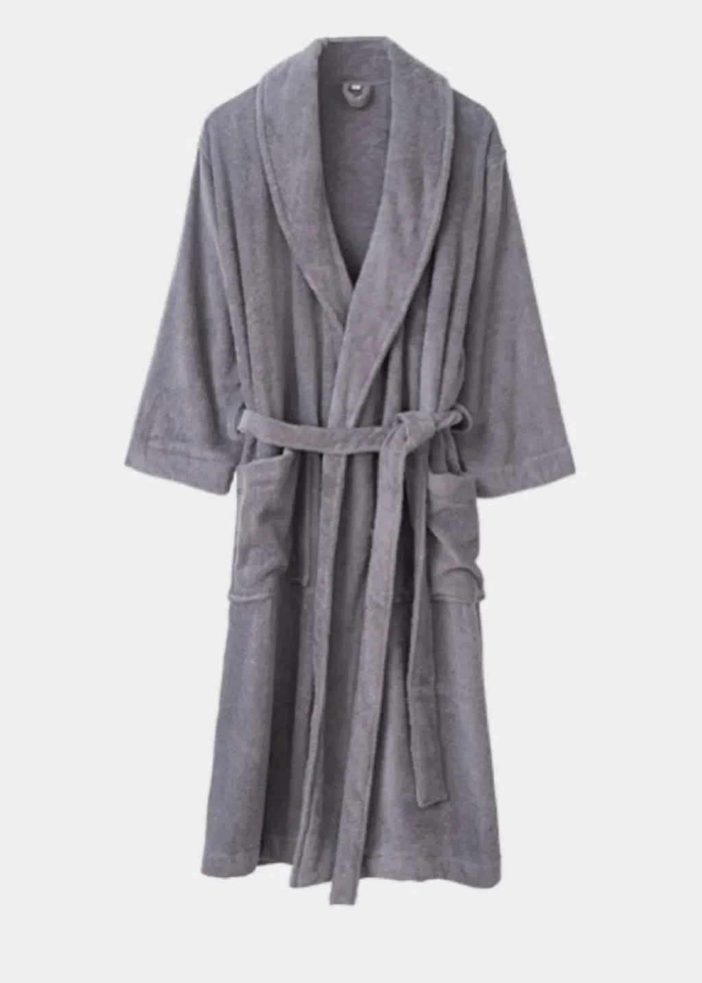 Classic Ultra-Soft Absorbent Cotton Bathrobe / White Ever Lasting