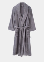 Classic Ultra-Soft Absorbent Cotton Bathrobe / White Ever Lasting