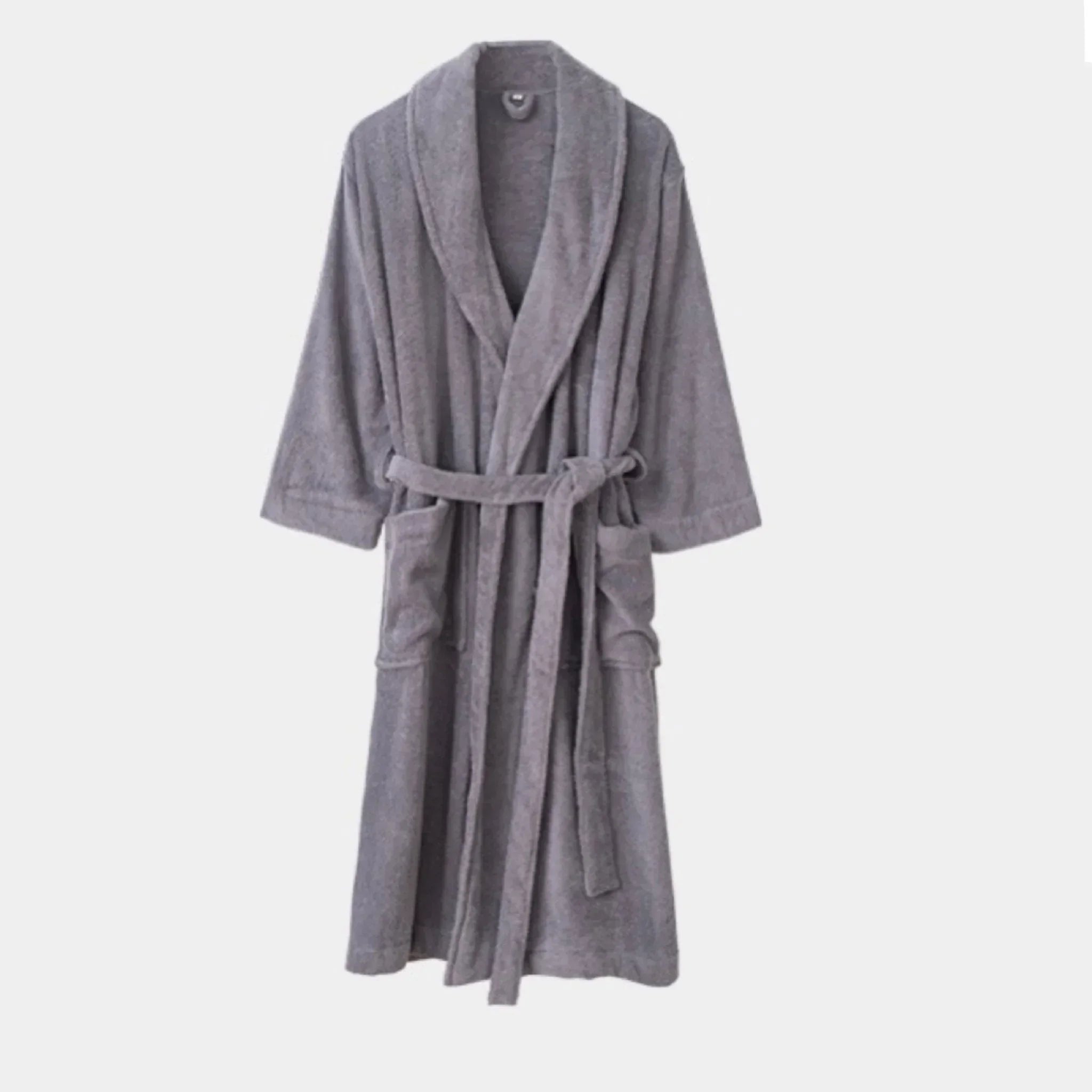 Classic Ultra-Soft Absorbent Cotton Bathrobe / White Ever Lasting