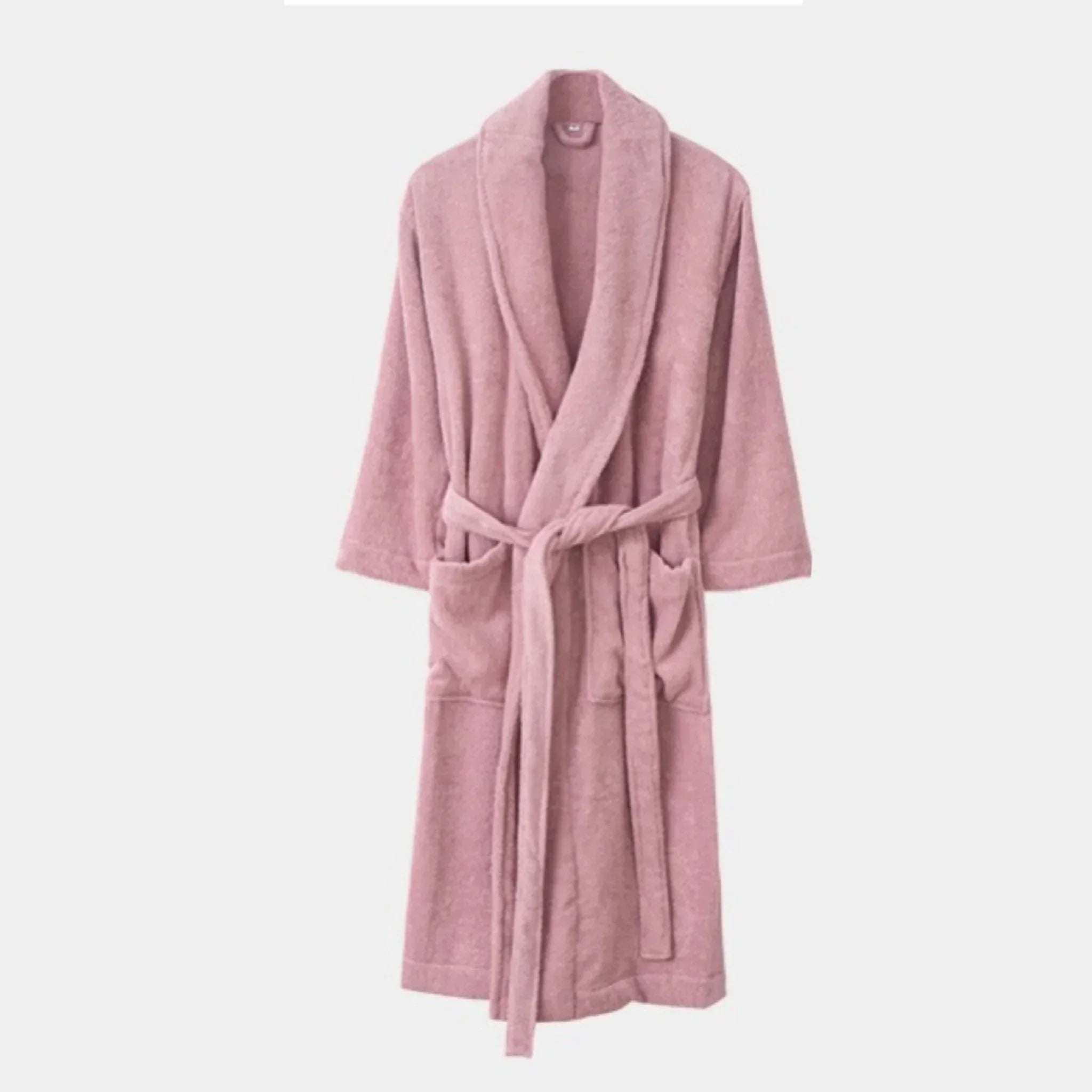 Classic Ultra-Soft Absorbent Cotton Bathrobe / White Ever Lasting