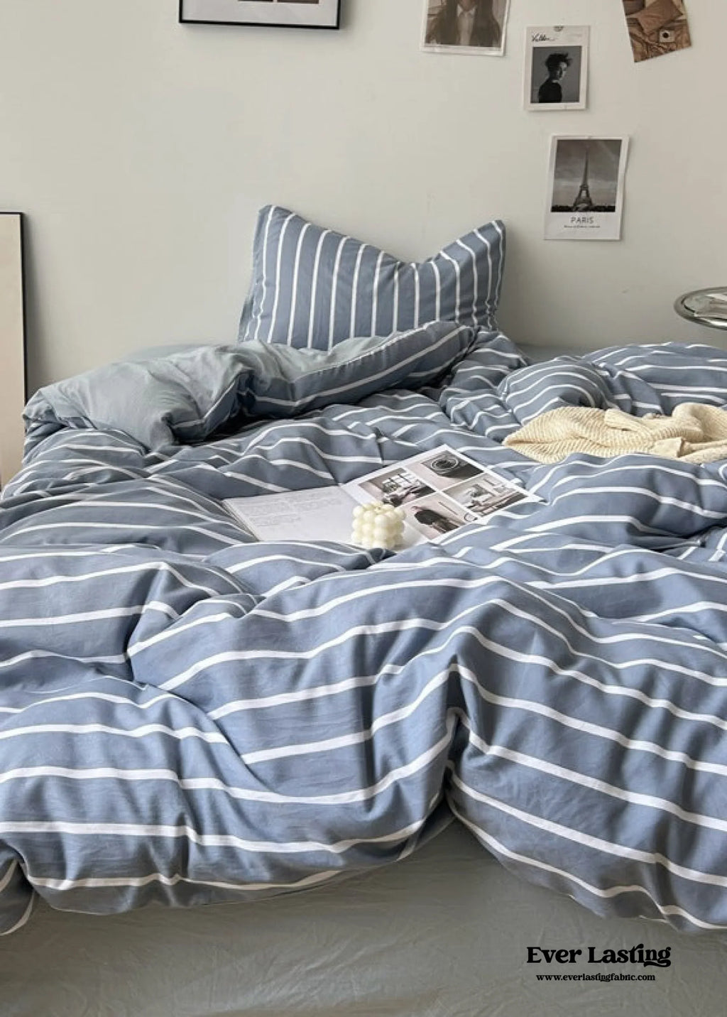 Clean Cut Bedroom Bedding Set / Gingham Brown Ever Lasting