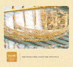 [Clear Coasters] Multiple Pieces Acrylic Cup Coasters Pack | Polished Metal Finish, Protective Film, Hand Wash Safe, Clear Design House Of Avana