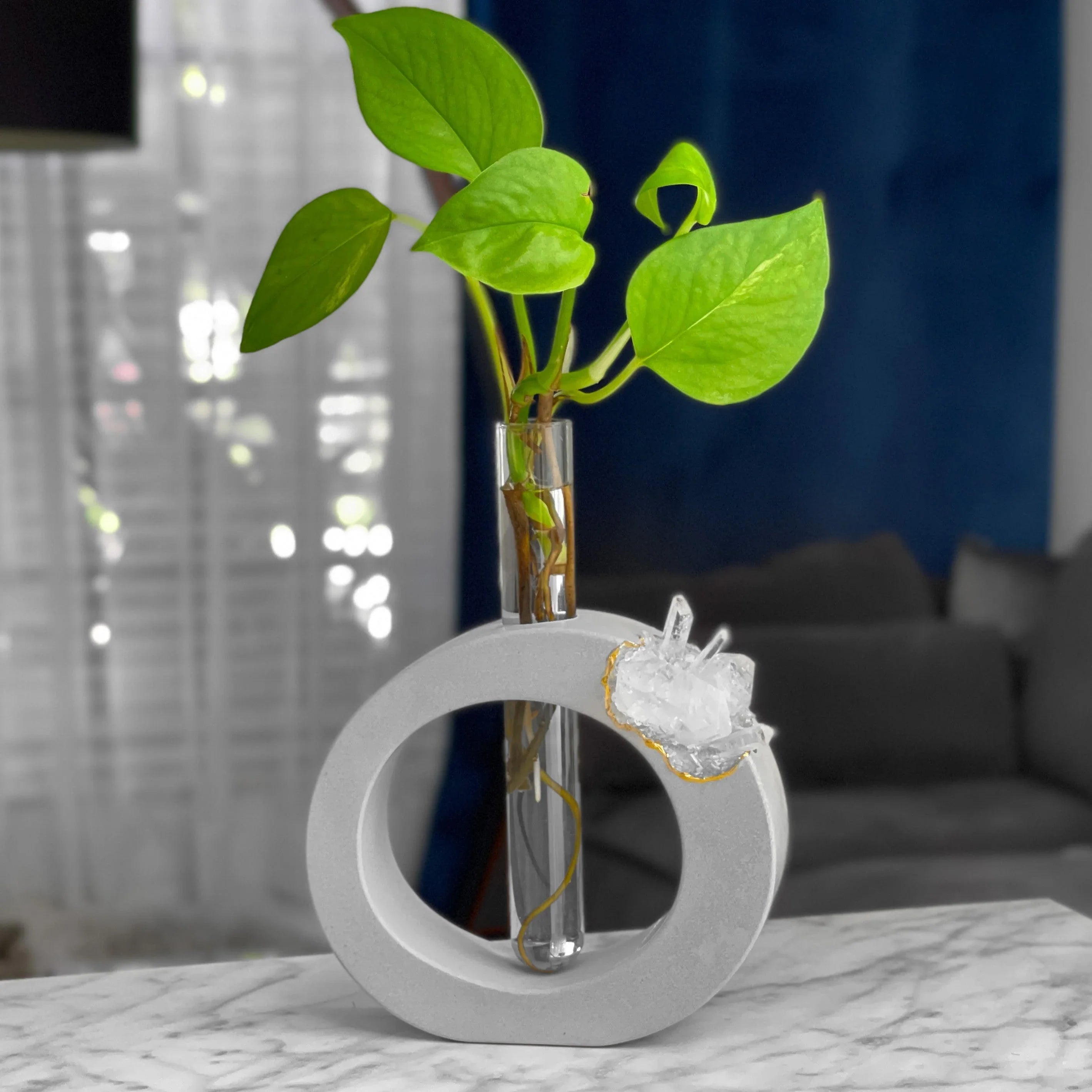 Clear Quartz Propagation Station, detail shot - House Of Avana