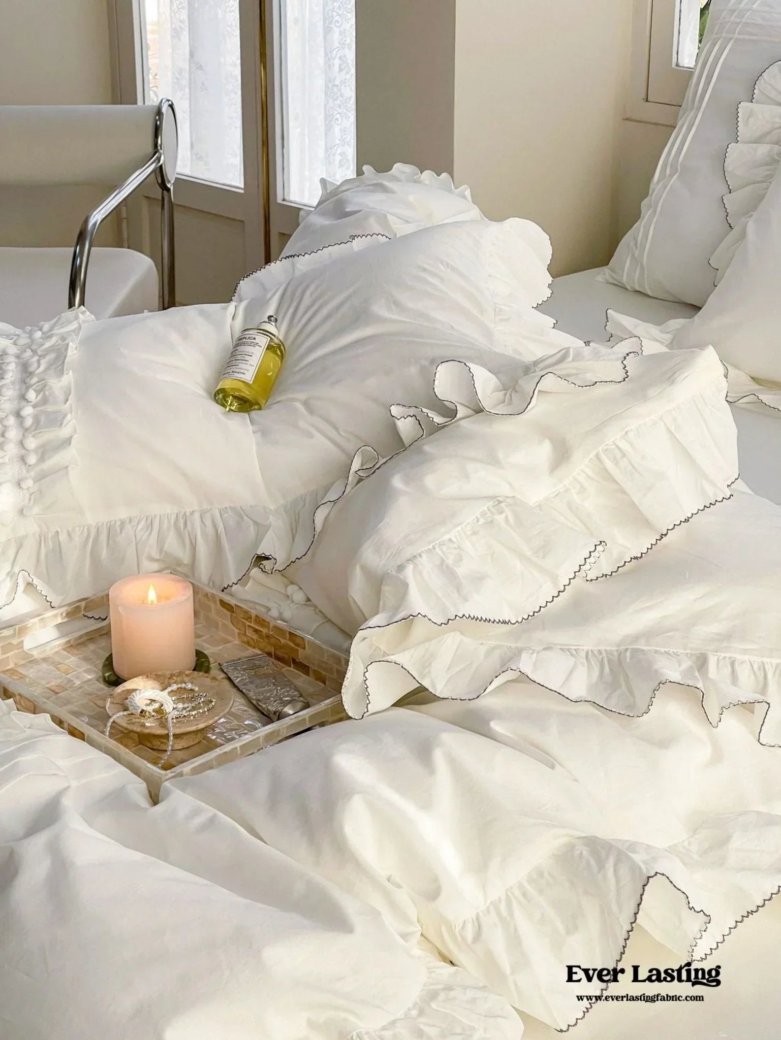 Clémence French Cottage Lace Bedding Set Ever Lasting