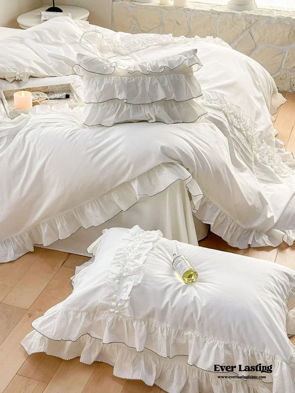 Clémence French Cottage Lace Bedding Set Ever Lasting