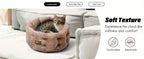 Clevahome Deep Nest Cat Bed for Small Pets Up to 15lbs - Round Cat Beds for Indoor Cats, Luxurious... - House Of Avana [[SKU:HOA-PET-400]]