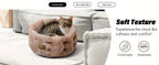 Clevahome Deep Nest Cat Bed for Small Pets Up to 15lbs - Round Cat Beds for Indoor Cats, Luxurious... - House Of Avana