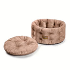 Clevahome Deep Nest Cat Bed for Small Pets Up to 15lbs - Round Cat Beds for Indoor Cats, Luxurious... - House Of Avana