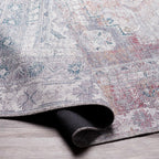 Baltinglass Brown Washable Area Rug Hauteloom