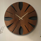 Artistic Wooden Wall Clock - House Of Avana