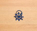 Coastal Ship Wheel Napkin Ring – 2.5” Handwoven Iraca Palm – Nautical Table Decor from Colombia Payton James