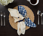 Coastal Ship Wheel Napkin Ring – 2.5” Handwoven Iraca Palm – Nautical Table Decor from Colombia Payton James