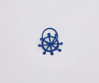 Coastal Ship Wheel Napkin Ring – 2.5” Handwoven Iraca Palm – Nautical Table Decor from Colombia Payton James