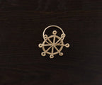 Coastal Ship Wheel Napkin Ring – 2.5” Handwoven Iraca Palm – Nautical Table Decor from Colombia Payton James