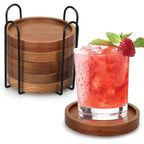 Coasters - Absorbent Wood Set