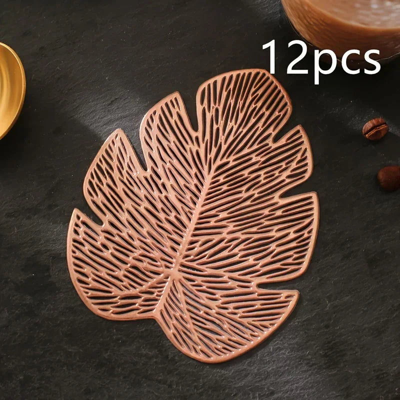 Coasters - Banana Leaf Ceramic Set
