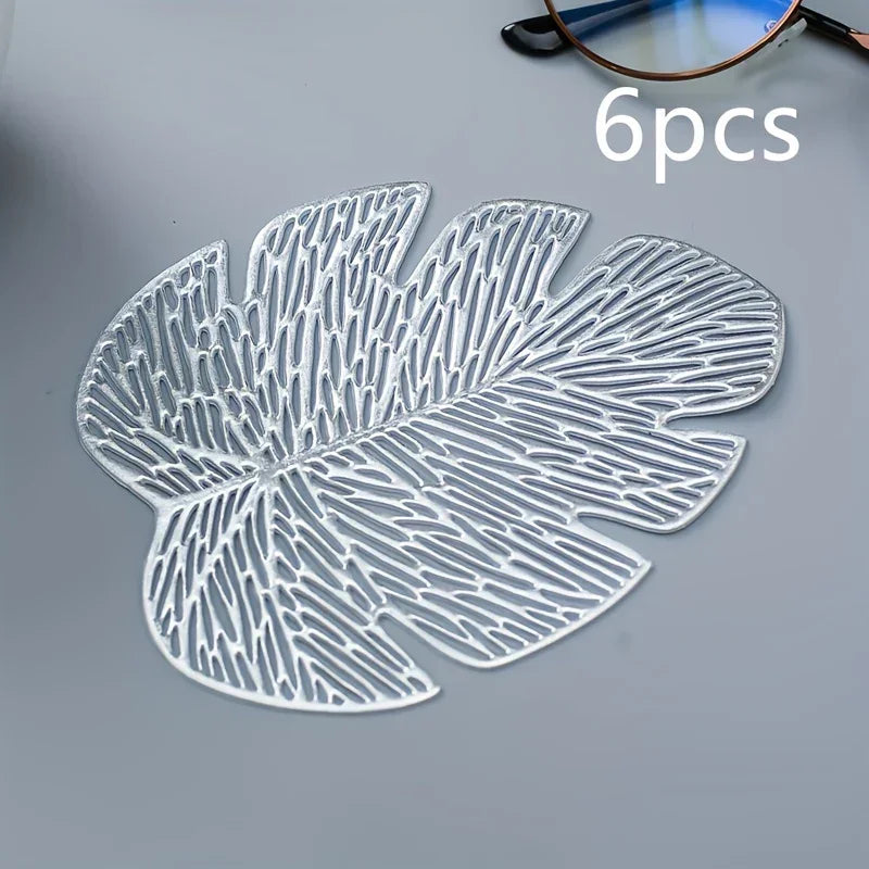 Coasters - Banana Leaf Ceramic Set