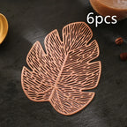 Coasters - Banana Leaf Ceramic Set