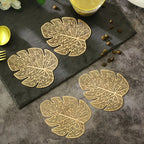 Coasters - Banana Leaf Ceramic Set
