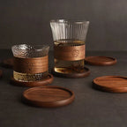 Coasters - Heat Resistant Walnut Wood Square